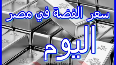 أسعار الفضة اليوم في مصر